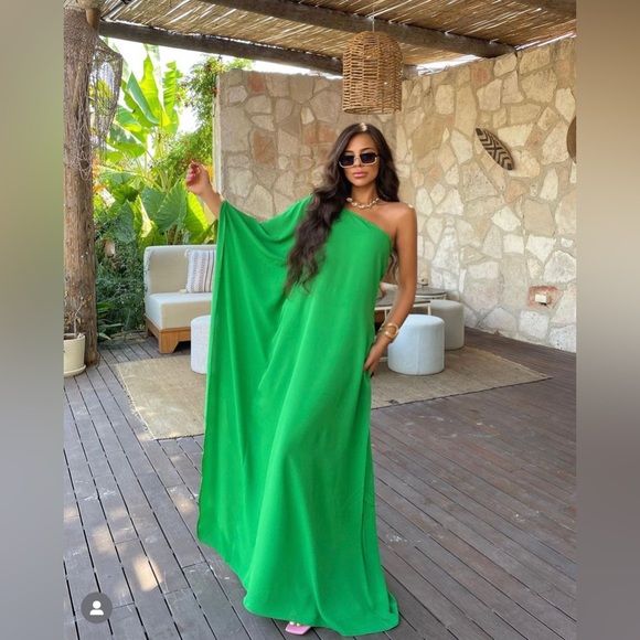 Green Dress For Less - Picture 3 of 3